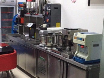 深圳工廠直銷 不銹鋼水吧臺與奶茶設備全套解決方案